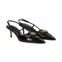 elisabetta franchi zapatos de tacon medio mujer - negro talla 39