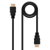 nanocable cable hdmi alta velocidad con ethernet v14 machomacho 3m negro