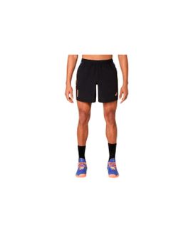 Pantalones de Pádel ASICS Padel Court 7In Short Hombre Negro/Azul Cobalto