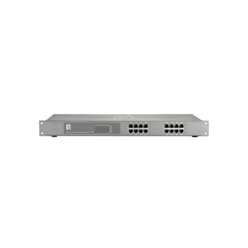 Conmutador Level One FEP-1612 16 puertos Fast Ethernet PoE 10/100Mbps