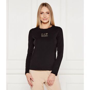 Emporio Armani EA7 Camiseta manga larga 7W000415 AF10373-UC001 BLACK para mujer