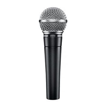 Micrófono Shure SM58 XLR Dinámico Cardioide para Estudio