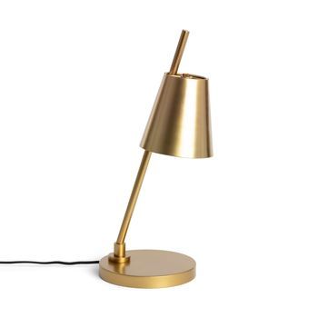 Lámpara De Mesa Metal Bardney Dorado