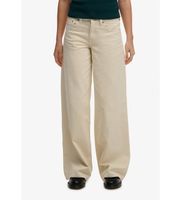 superdry para mujer w7011314a pantalon baggy blanco 2930 casual algodon