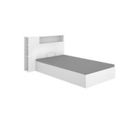 conjunto de dormitorio ten cabecero con canape abatible blanco 95x105x2134 cm