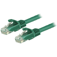 cable 3m verde cat6 snagless
