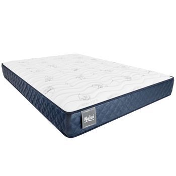 Colchón Viscoelástico 80x180 Cm Multicapa,núcleo Gravityfoam, Firmeza Alta, Reversible, Transpirable. Hecho En España Nalui Mulhacén Dualsense Azul
