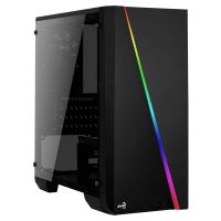 aerocool cylon mini rgb usb 30 con ventana negra