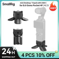 tripode de escritorio pequeno smallrig pocket 4  4p con liberacion rapida y usb-c para dji osmo pocket 4p  4  3 carga de 300g tripode de aleacion 6361