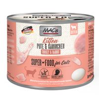 macs cat 6 x 200 g - kitten pavo y conejo