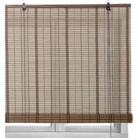 estore enrollable de bambu natural para puertas y ventanas 120x180 cm
