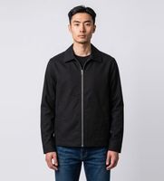 michael kors para hombre ct64086l6c chaqueta tech tropical de manga larga con cremallera negro xl casual poliester