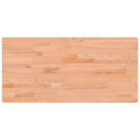 tablero de escritorio madera maciza de haya 115x55x25 cm vidaxl