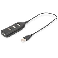 hub digitus 4 puertos usb 20 480 mbps modelo ab-50001-1 sin alimentacion externa