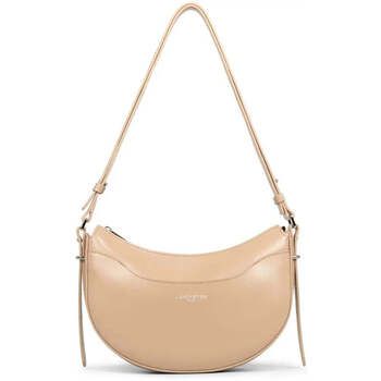 LANCASTER Bolso Bolso de media luna Zippé Suave Ace Beige Oscuro para mujer