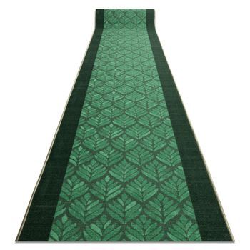 Runner Antideslizante Liście Hojas, Verde Chicle 110cm 110x950 Cm