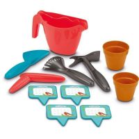 juego de jardineria infantil ecoiffier 4290 macetero con 11 accesorios