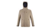 chaqueta millet chamonix warm beige con capucha
