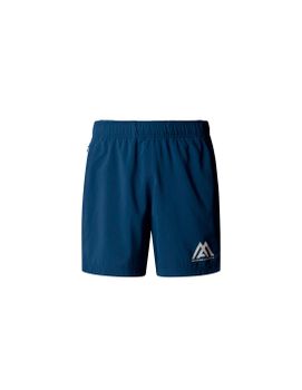 Pantalones de Montaña The north Face Mountain 24/7 7In Graphic Blue Hombre