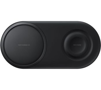 SAMSUNG EP-P520 Qi Wireless Duo Charging Pad - Black, Black