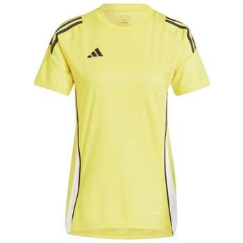 adidas Camiseta T-shirt Tiro 24 jaune para mujer