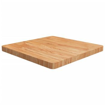 Tablero De Mesa Cuadrada Madera Roble Marrón Claro 60x60x4 Cm Vidaxl