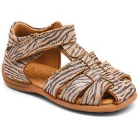 bisgaard sandalias carly zebra glitter para nina