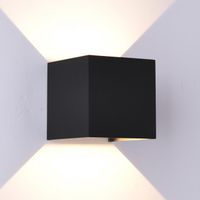 aplique de exterior led davos 3000k 2x6w