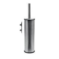 escobillero de pared lotus acero inoxidable cepillado aisi 304 - mechon de cerdas - fijacion con tornillos incluidos