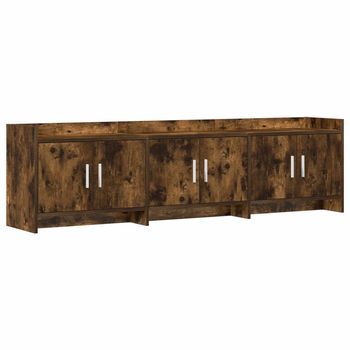 Mueble De Tv 168 X 33 X 47 Cm Roble Ahumado Vidaxl