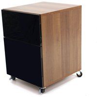 alphason juo pedestal - black walnut black