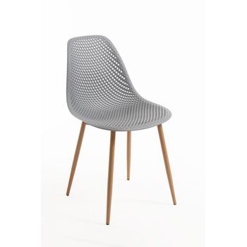 Pack 4 Sillas Dabel De Polipropileno 82.50*43.50*41.50 Cm - Gris