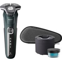 afeitadora rotativa shaver series 5000 s588450 para hombre recortadora negra y verde philips
