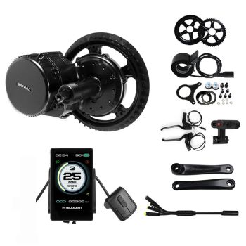 [EU Direct] BAFANG G340 BBS02B 48V 500W Bicicleta eléctrica motor medio protocolo CAN kit de conversión E-bike actualiza