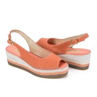 sandalia esparto salmon