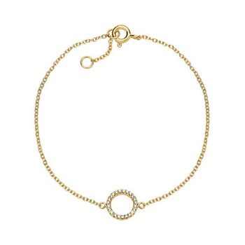 Pulsera de mujer chapada en oro plata 925