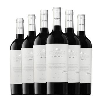 Sommos Vino Tinto Somontano Crianza 75 Cl 14.5% Vol. (pack De 6 Unidades)