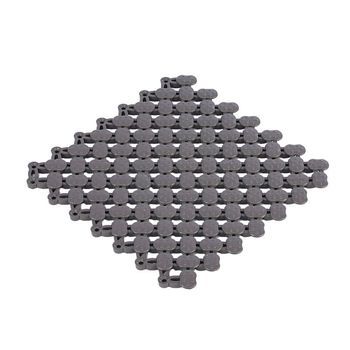Alfombrilla Sauna Antideslizante Confort C Din 51097 Gris Grafito Uv Safestep