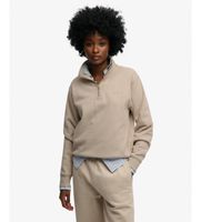 superdry para mujer w2012666a sudadera essential logo verde xxs casual algodon taupe