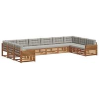 juegos de sofas 9 uds gris natural y claro vidaxl