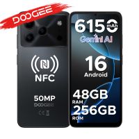 telefono inteligente doogee note56 plus con android 16 gemini ai pantalla de 656 pulgadas bateria de 6150 mah 48 gb de ram 642 256 gb de rom google pay