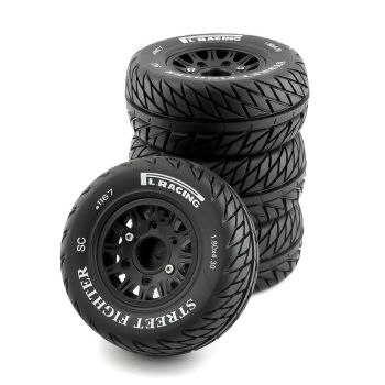 4PCS Neumáticos mejorados Ruedas 12mm Hex Off-Road Short Course Camión 144010 124019 144001 1/10 1/12 1/14 Coche RC Mode