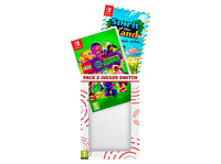 nintendo switch pack 2 juegos lego dc super villanos  spirit of the island paradise edition