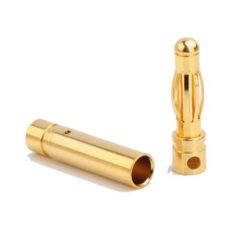 5 pares de batería RC de 4 mm, enchufe de banana dorado de alta calidad, conector de banana macho y hembra