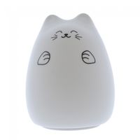 lampara nocturna infantil gato led 04w