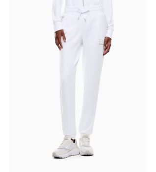 EA7 para mujer. 8NTP66_TJ9RZ Pantalón Evolution blanco (XS), Casual, Poliéster