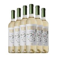 shaya vino blanco vidilla eco rueda 75 cl 125 vol pack de 6 unidades