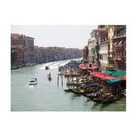 papel pintado 3d - gran canal de venecia italia 200x154 cm