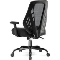 comhoma silla de oficina ergonomica silla de escritorio silla gaming malla transpirable respaldo en forma de vnegro