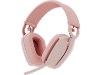 auriculares inalambricos - logitech zone vibe 100 bluetooth cancelacion de ruido 18hs autonomia pcmac rosa
